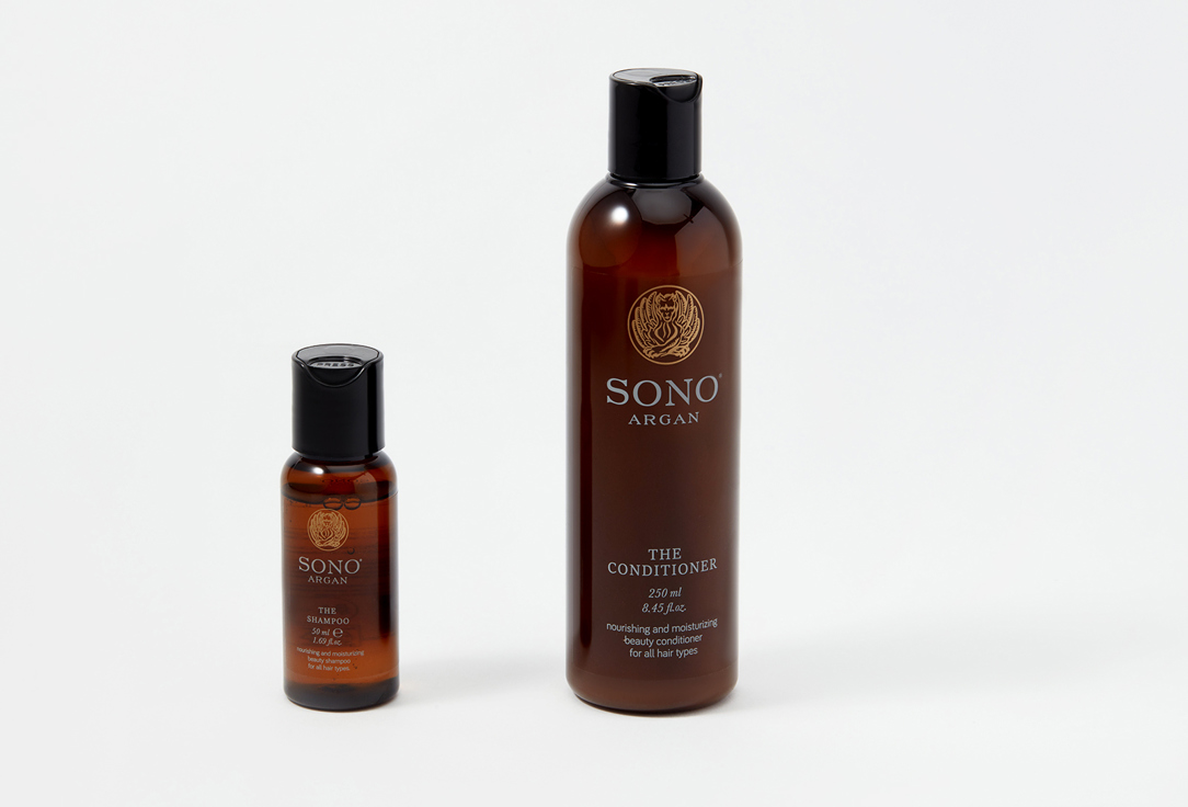 SONO Набор для ухода за волосами Argan the conditioner the shampoo