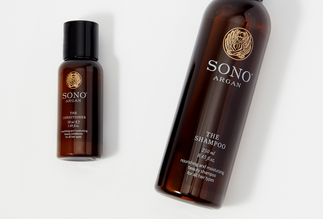 SONO Набор для ухода за волосами Argan the shampoo the conditioner