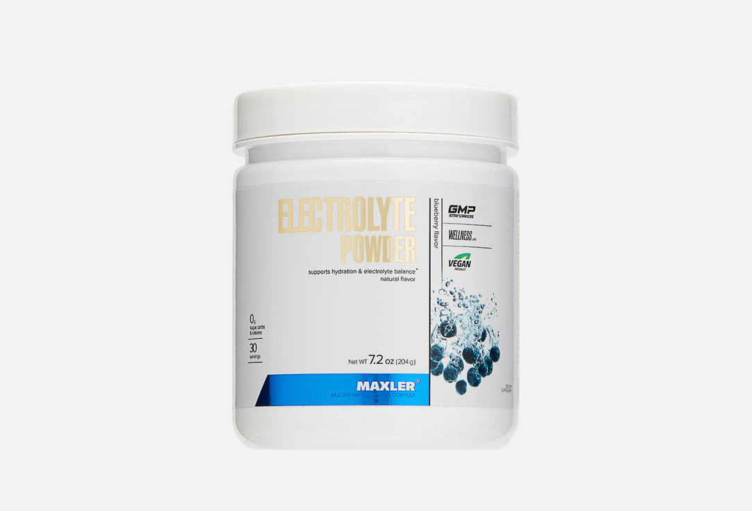 

Электролит MAXLER, Electrolyte Powder Blueberry 204 г