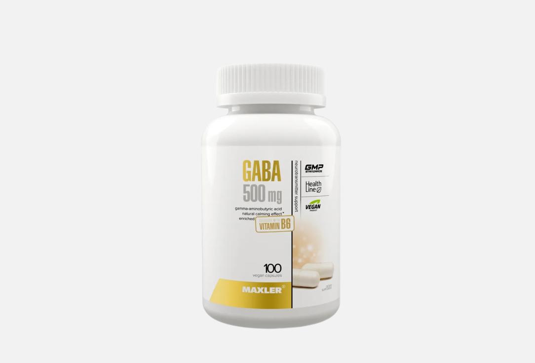 БАД для здоровья нервной системы MAXLER GABA 500 mg в капсулах 100 шт