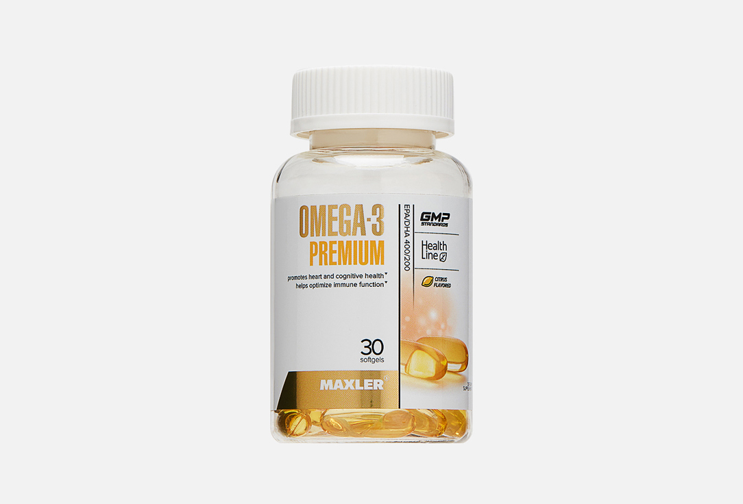 Изображение товара Омега-3 MAXLER Omega-3 650 mg Premium в капсулах