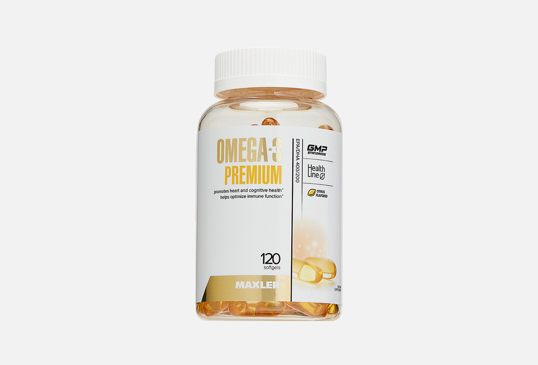 Изображение товара Омега-3 MAXLER Omega-3 650 mg Premium в капсулах