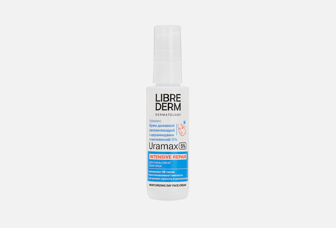 Изображение товара Увлажняющий дневной крем для лица Librederm dermatology ceramides and urea 5%