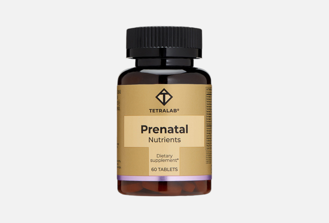 

БАД для поддержки организма во время беременности TETRALAB, Prenatal Nutrients в капсулах 60 шт
