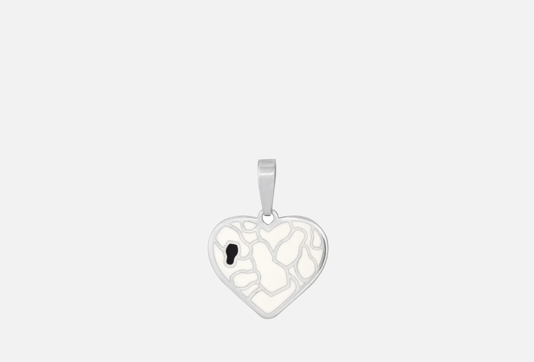 Кулон серебряный MATRYOSHKA Love white 1 шт
