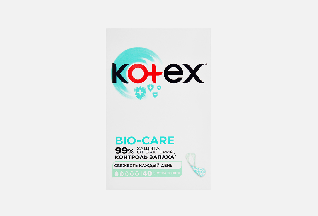 Изображение товара Экстратонкие ежедневные прокладки Kotex Bio-Care