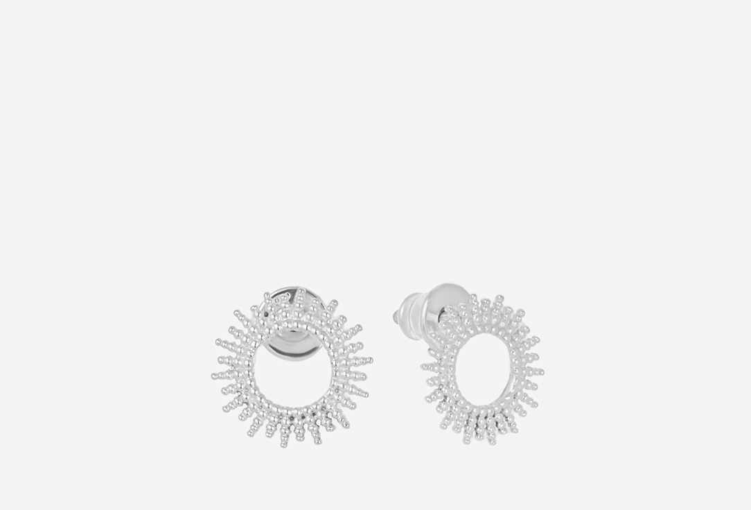 

Пусеты серебряные SENS JEWELRY, Sun 2 шт