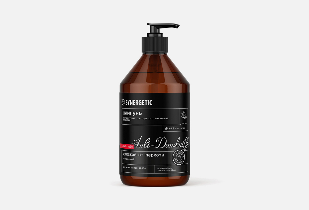 шампунь от перхоти SYNERGETIC Anti dandruff 750 мл