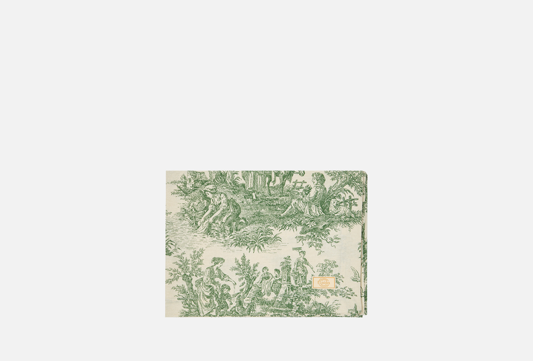 Изображение товара Элегантная зелёная скатерть 150x250 из хлопка и полиэстера Elpida