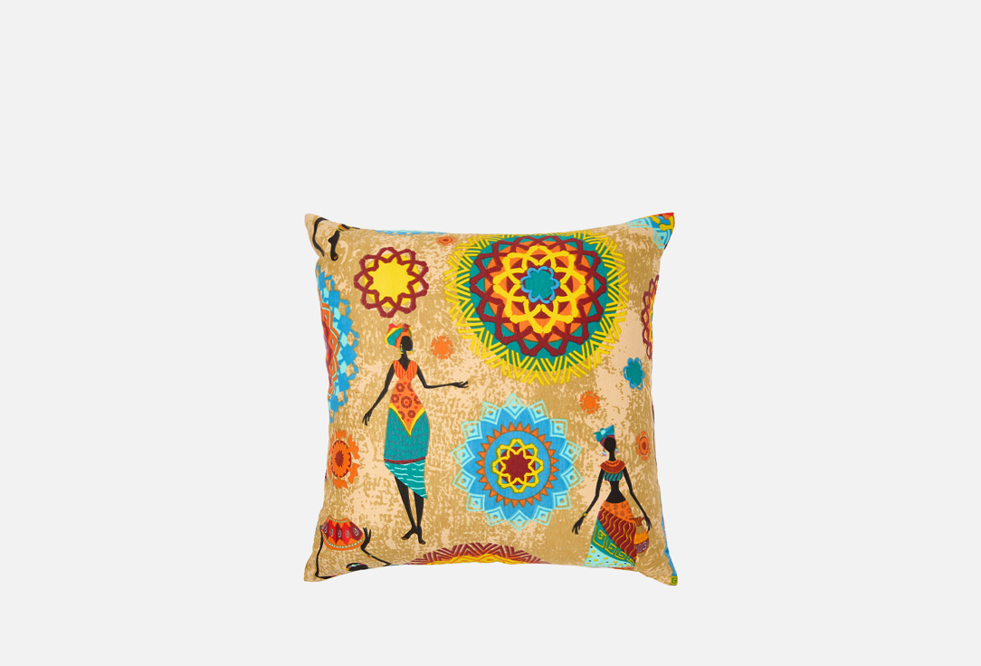 Изображение товара Декоративная подушка Африканский стиль 42x42 см с водоотталкивающей тканью