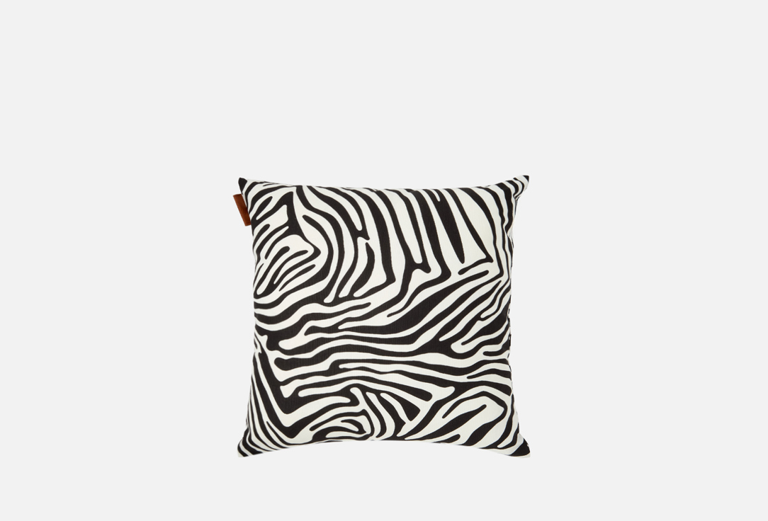 Изображение товара Подушка декоративная Elpida Черно-белая полоска, 42x42