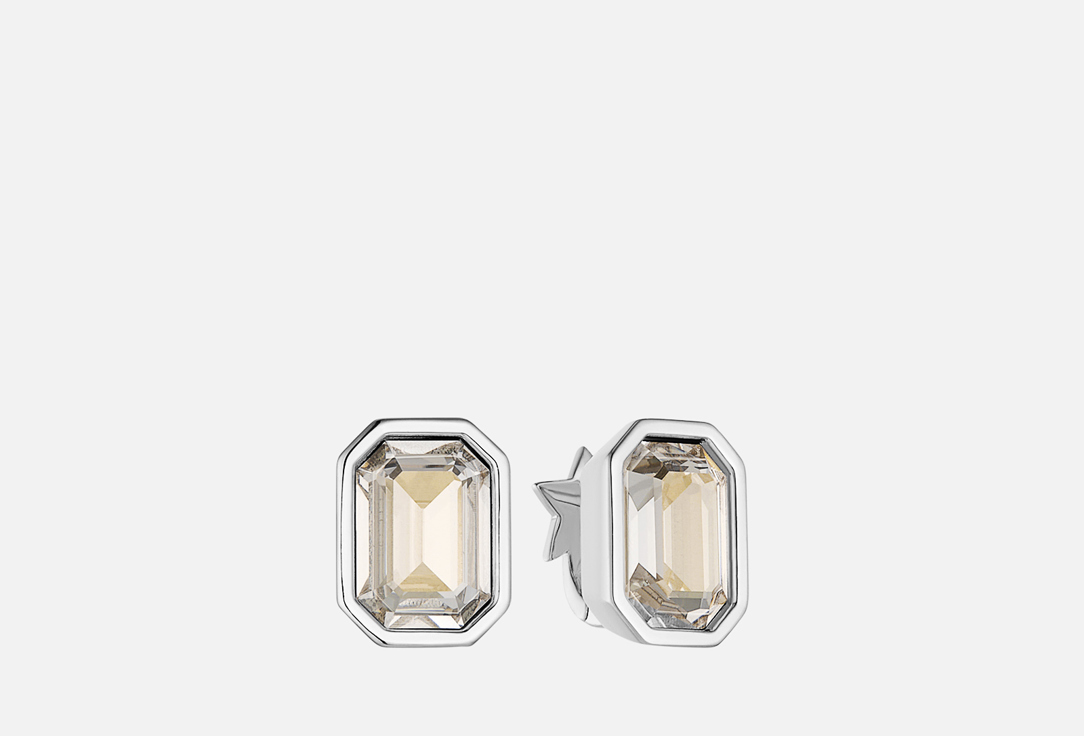 

Серьги STARCULT, Starclick 14х10 silver shade 2 шт