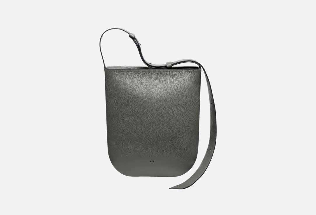 Изображение товара Сумка на плечо CNS COINED IN STONE Valerie ash из натуральной зернистой кожи