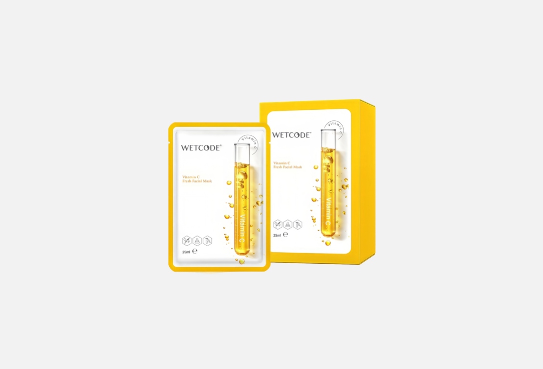 Изображение товара питательная МАСКА ДЛЯ ЛИЦА Wetcode Vitamin C
