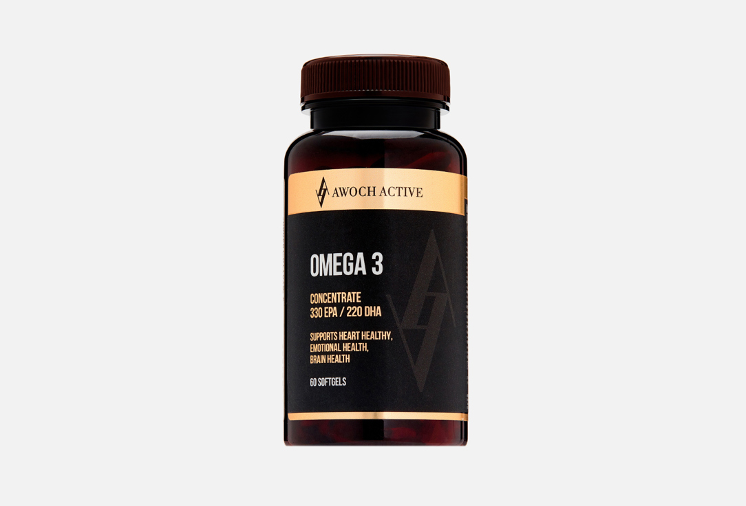 Изображение товара Омега-3 Awoch Active Omega 3 650 mg в капсулах