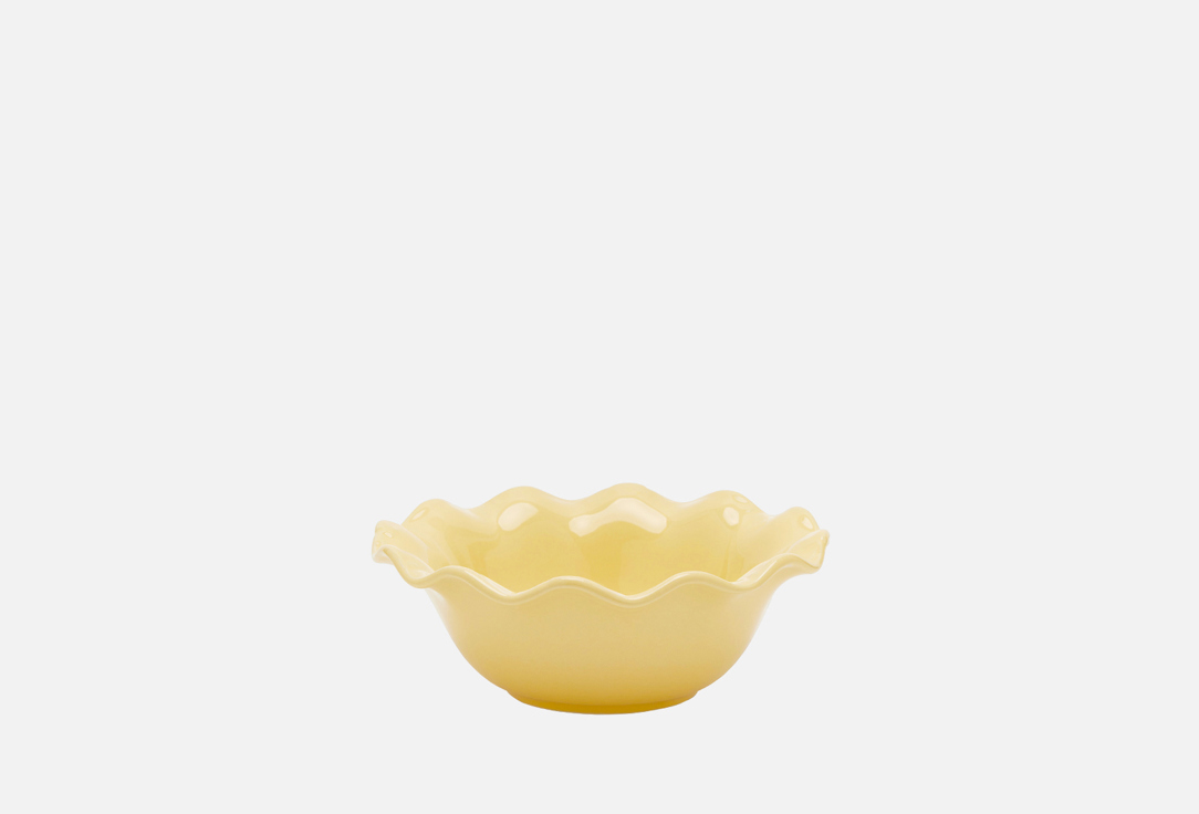 

Тарелка волнистая ROOMI, Желтый, Желтая 1 шт