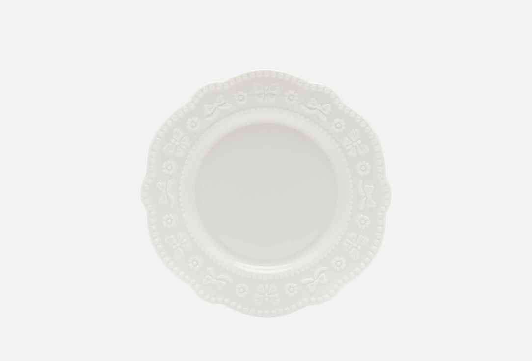 Изображение товара Тарелка десертная ROOMI Кокетливые бантики, 15 см