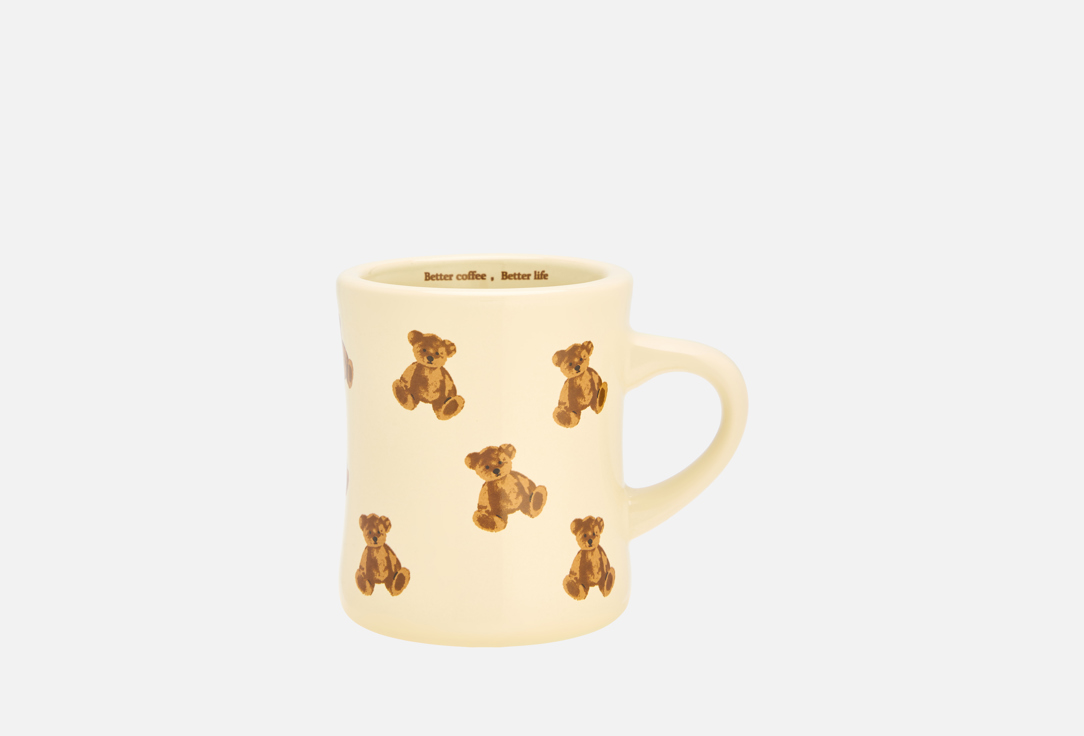 Изображение товара Кружка ROOMI Тедди 300 мл керамическая глянцевая с ручкой для чая кофе