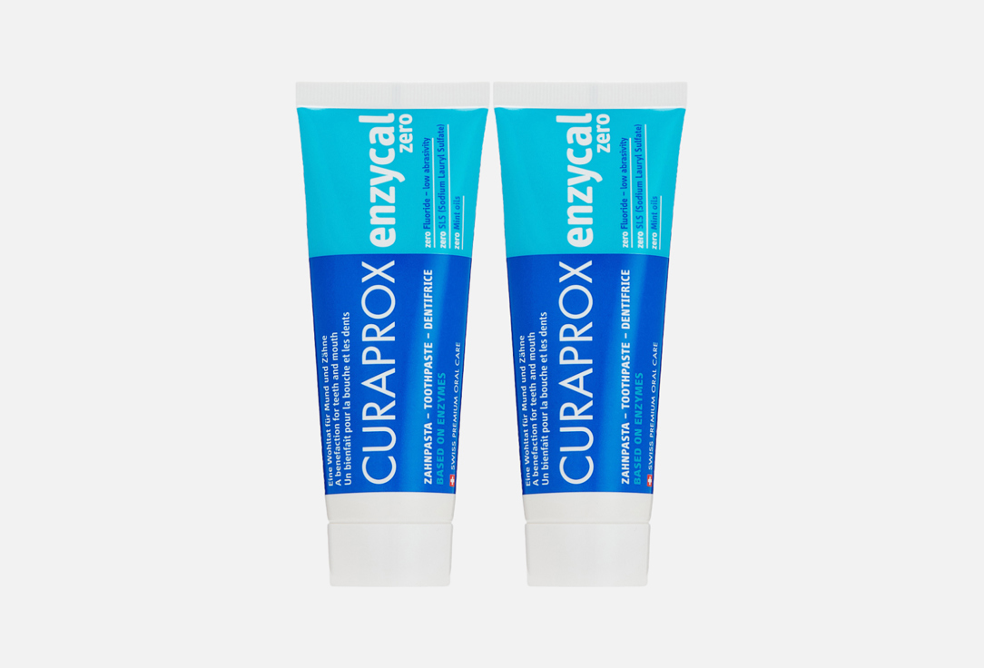 Изображение товара Набор зубных паст CURAPROX Enzycal Zero