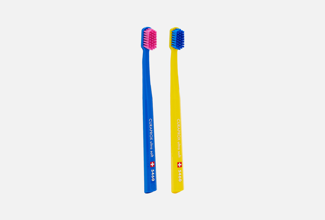 Набор зубных щеток CURAPROX Yellow and dark blue 2 шт