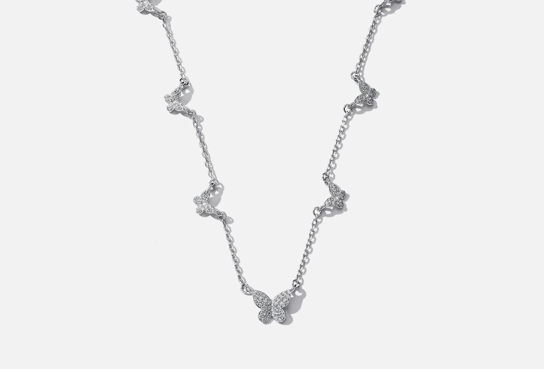 Колье серебряное PEPELA JEWELRY Butterfly 1 шт