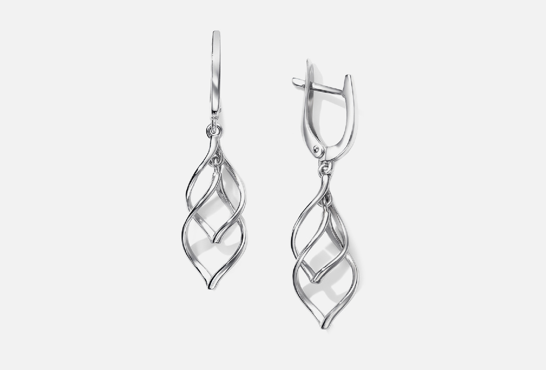 Серьги серебряные PEPELA JEWELRY Hanging earrings 2 шт