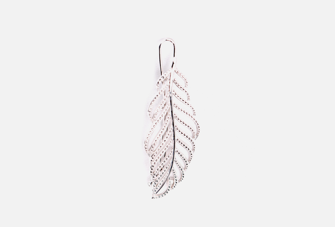 Заколка серебряная PEPELA JEWELRY Hairpin Silver Leaf 1 шт