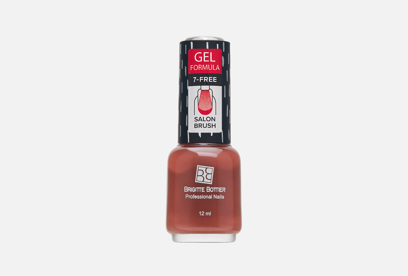 Brigitte Bottier Лак для ногтей Gel formula 25, Молочный шоколад 12 мл ...