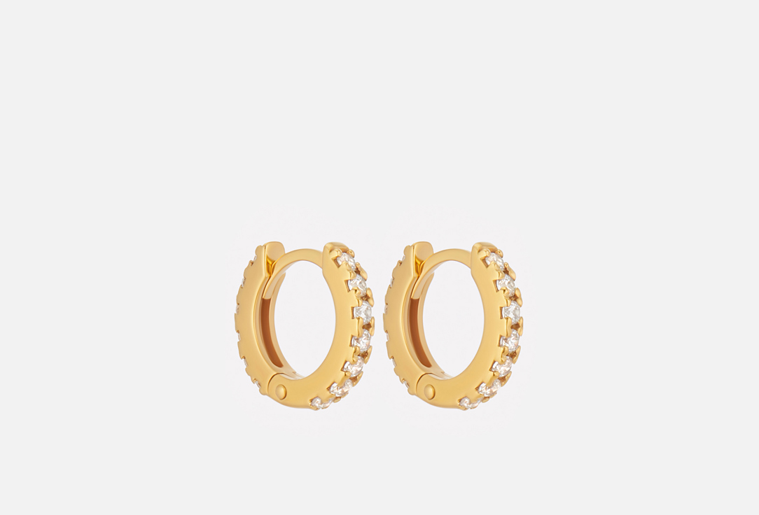 Изображение товара Серебряные серьги-кликеры Dita One с фианитами 925 пробы для женщин