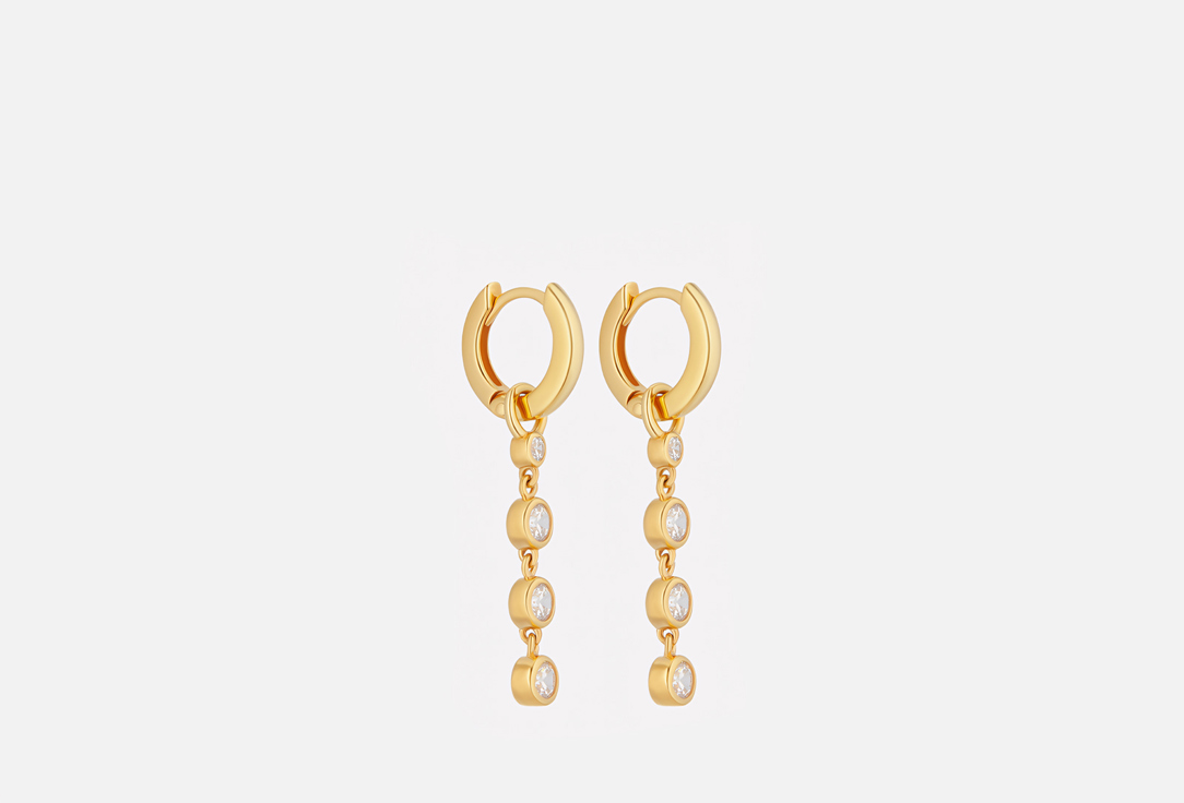 

Серьги с подвесами серебряные DITA ONE, Earrings 2 шт