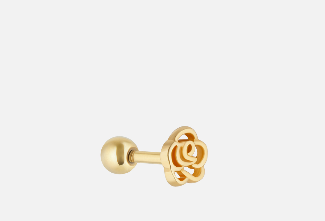 Изображение товара Серебряная серьга для пирсинга Dita One в форме розы 925 пробы