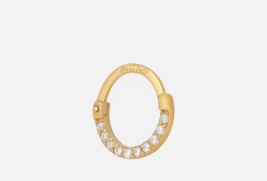 

Серьга для пирсинга носа серебряная DITA ONE, Nose piercing earring 1 шт