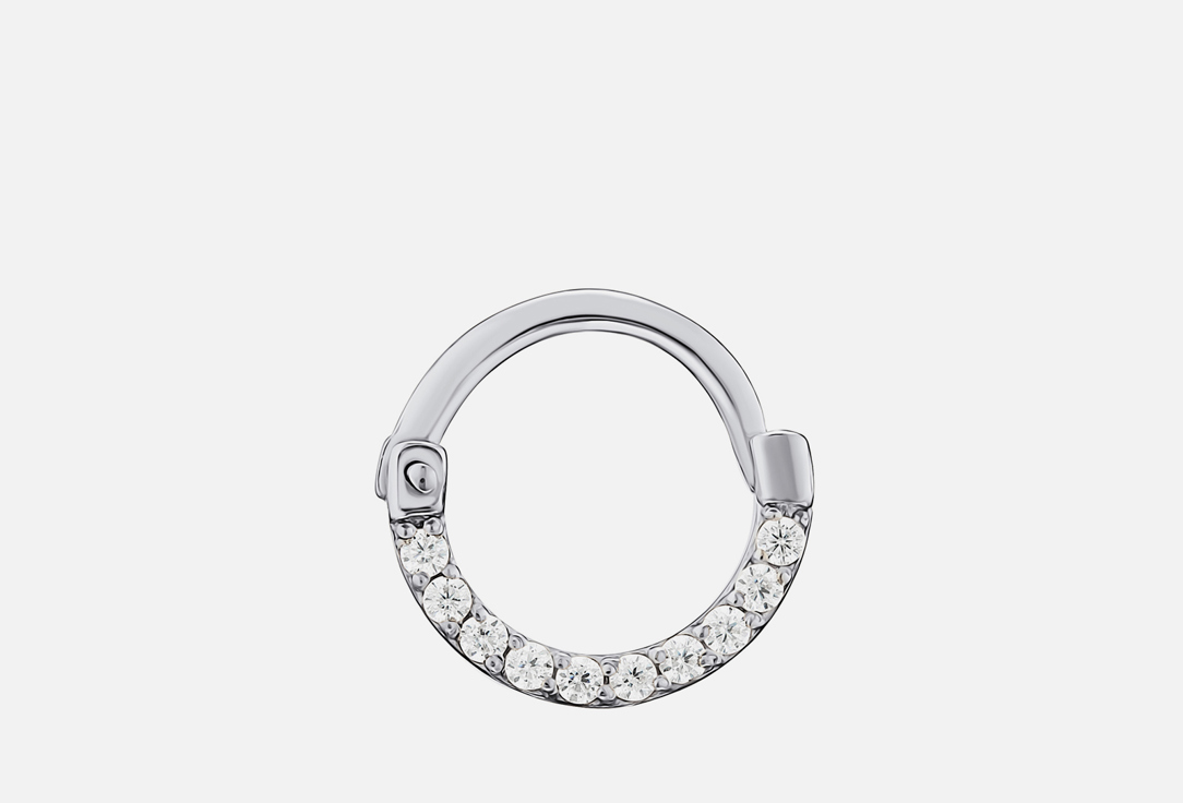 

Серьга для пирсинга носа серебряная DITA ONE, Nose piercing earring 1 шт