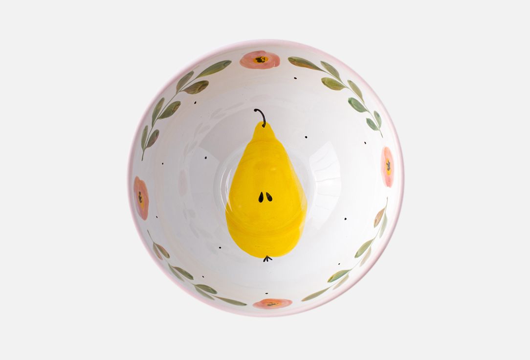 

Тарелочка глубокая ODARYADARYA, Белый, Спелая груша 1 шт