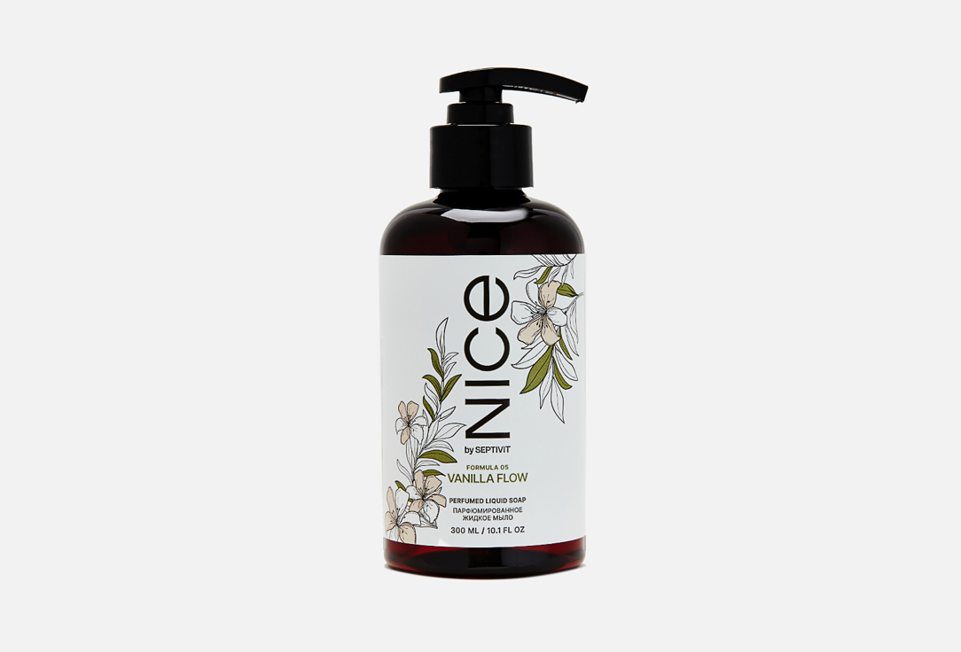 Парфюмированное мыло NICE BY SEPTIVIT Formula 05 Vanilla Flow 300 мл
