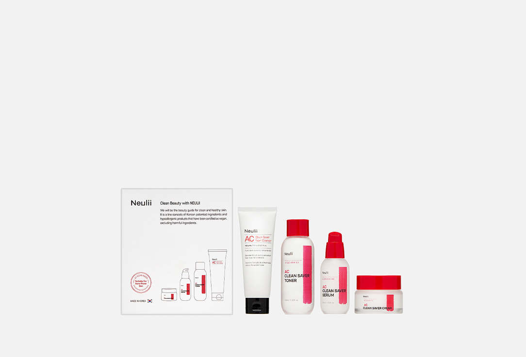 Изображение товара Набор для проблемной и чувствительной кожи Neulii Special Trouble Care SET