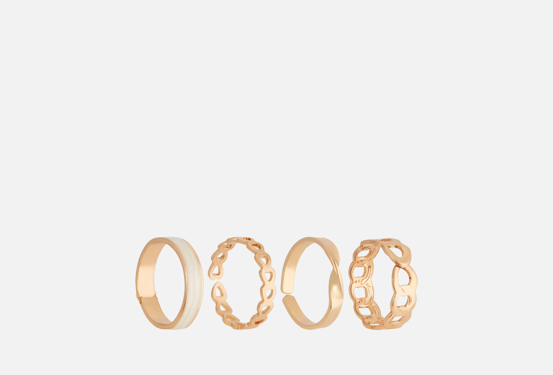 Набор колец BEAUTY BOMB Brigada 4 шт