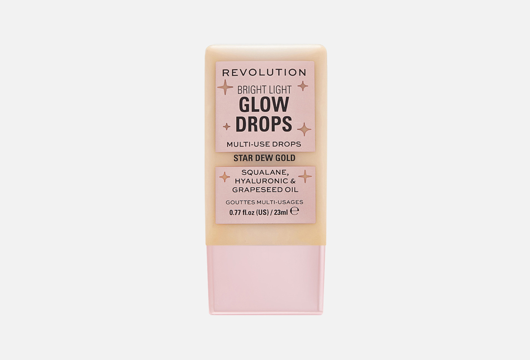 Изображение товара Жидкий хайлайтер MakeUp Revolution Bright Light Glow Drops универсальный для всех тонов
