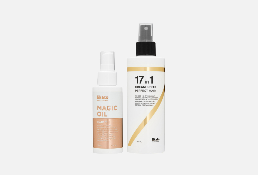 Изображение товара Набор для волос спрей+масло Likato Professional 17in1 and MAGIC oil