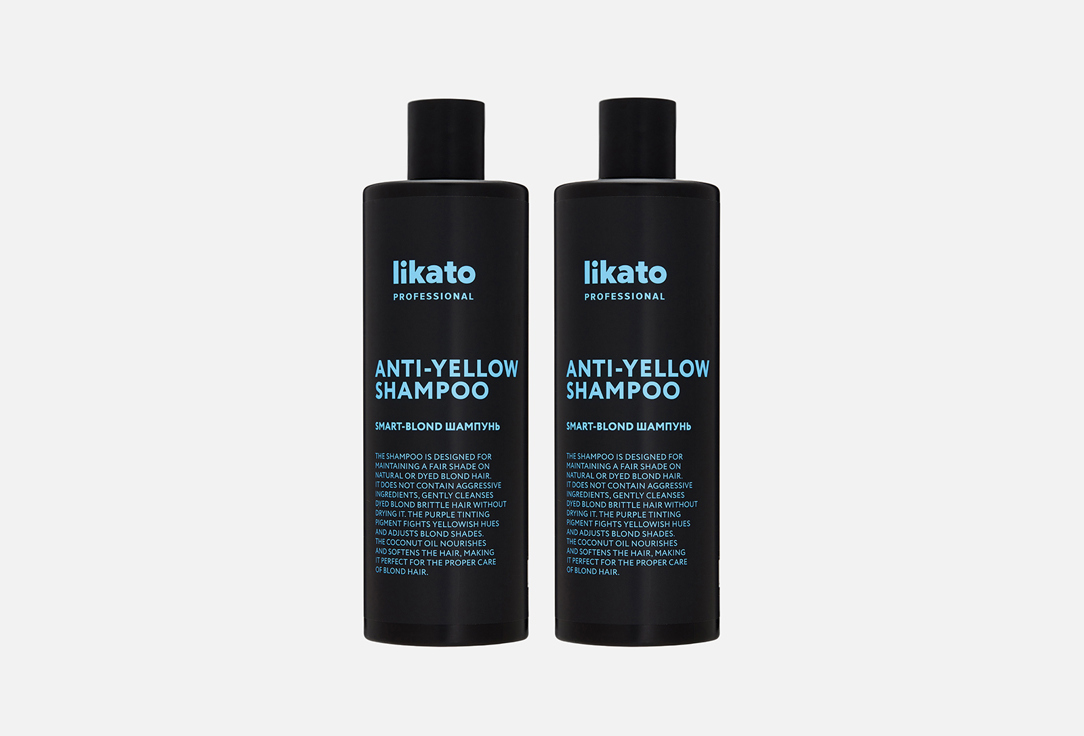 Изображение товара Шампунь для осветленных волос Likato SMART-BLOND 2x400 мл профессиональный уход