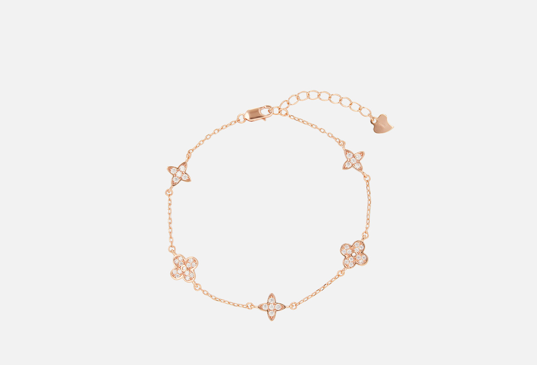 Изображение товара Браслет серебряный JUVEDEL позолоченный с фианитами