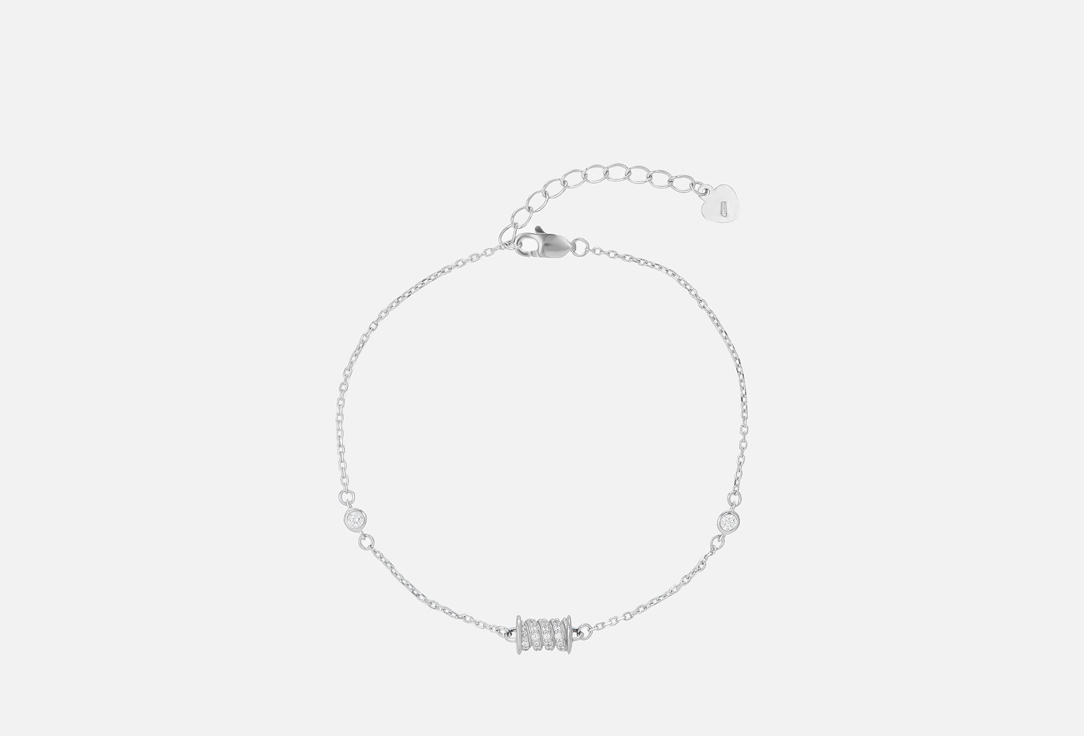 Изображение товара Браслет серебряный JUVEDEL бочонок с фианитами