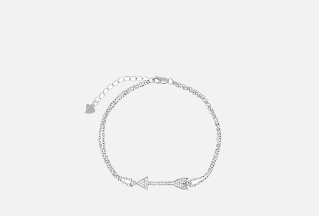 Изображение товара Браслет серебряный JUVEDEL стрела и фианиты