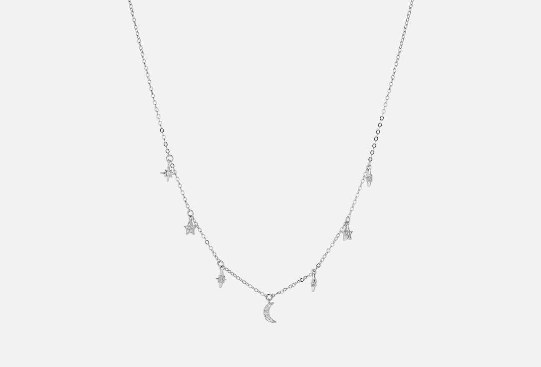 Изображение товара Колье серебряное JUVEDEL с подвесками с фианитами