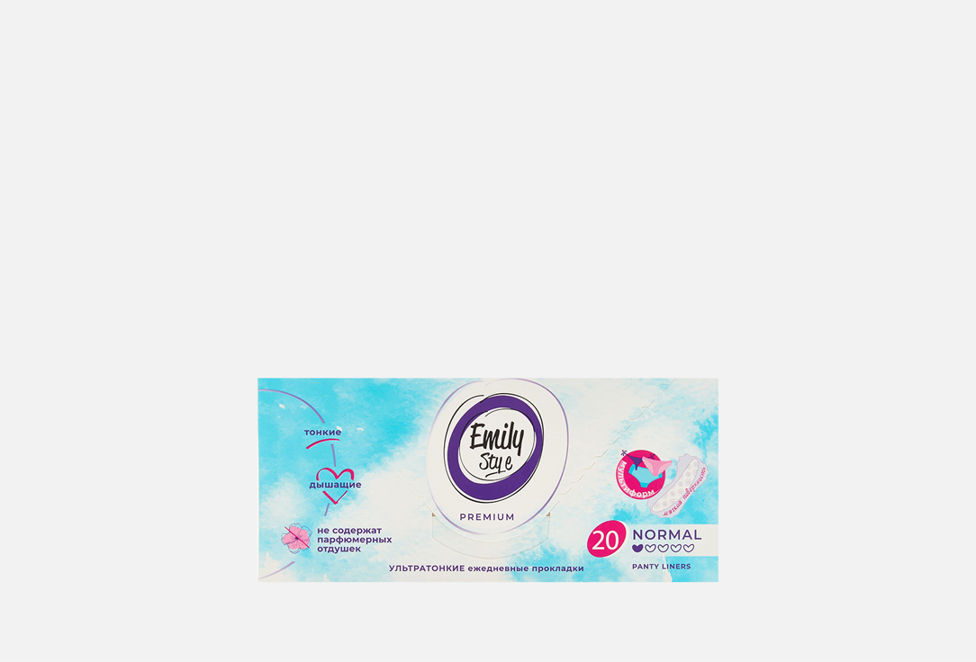 

Прокладки ежедневные EMILY STYLE, Multiform, ультратонкие 20 шт