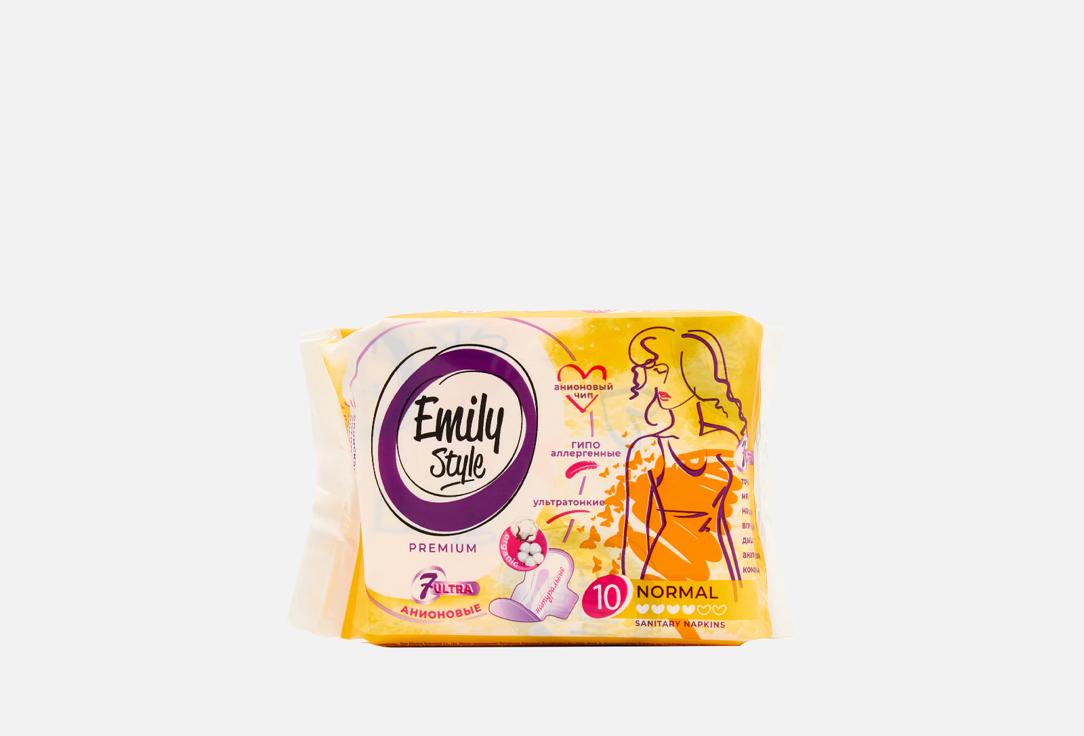 

Прокладки EMILY STYLE, Normal, ультратонкие 10 шт