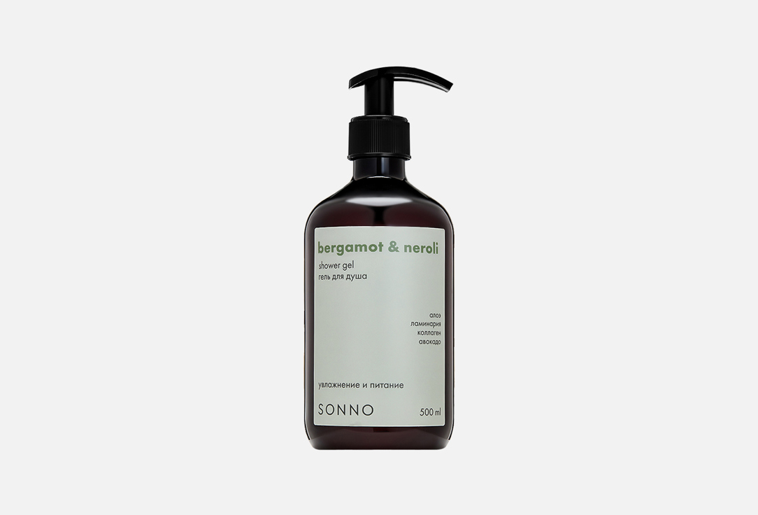 

Гель для душа SONNO, Bergamot & Neroli 500 мл
