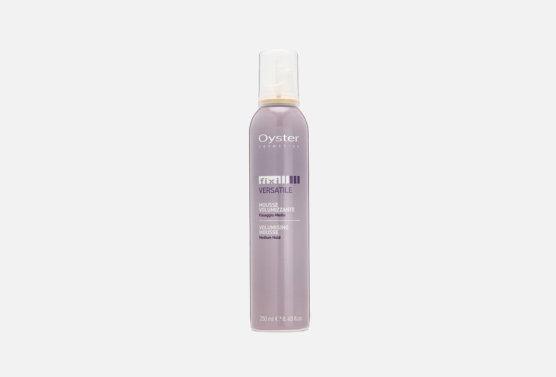 Изображение товара Мусс для волос эластичной фиксации FIXI MOUSSE Fixing Mousse 250ml. Oyster Cosmetics versatile