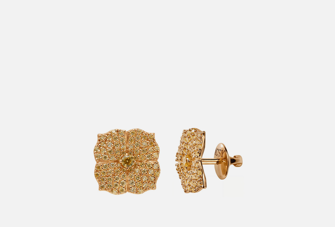 Серьги серебряные ACSY flowers 2 шт