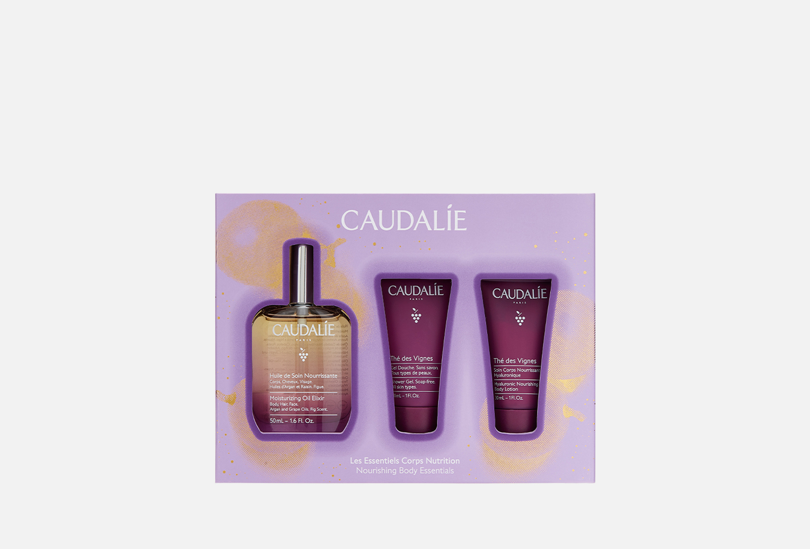 Caudalie Набор для увлажнения тела Moisturizing Oil Elixir Set 3 шт ...